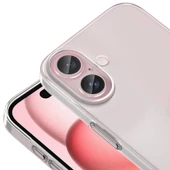 KNY Apple İphone 16 Kılıf Şeffaf Sararma Yapmayan Sert Droga Kapak Şeffaf - 2