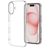 KNY Apple İphone 16 Kılıf Şeffaf Sararma Yapmayan Sert Droga Kapak Şeffaf - 1