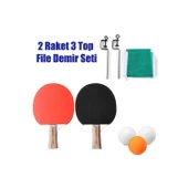 Ceo Sport Masa Tenisi Seti Fileli (2 Raket +3 Top) CEO-SP0005 - 2