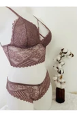 Vizon Bralet Dantelli Sütyen Takım - 1
