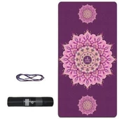Tusi Yoga Matı ve Pilates Minderi Kilim Desenli Mor - 1