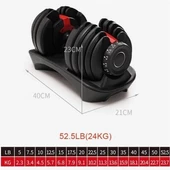 Avec Profesyonel Ayarlanabilir Dambıl Seti 24 Kg - 4