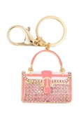 Kristal Taşlı Çanta Anahtarlık Pembe No.2 thumbnail 6