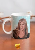 Friends Temalı Rachel Green Baskılı Eğlenceli Tam Tur Özel Tasarım Renkli Baskılı Kupa Bardak thumbnail 2