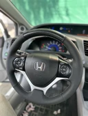 Honda Civic Fb7 Araca Özel Dikmeli Direksiyon Kılıfı (Mikrofiber Kristal Karbon) - 3