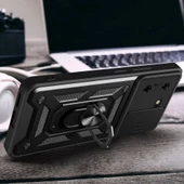 Tecno Pova 5 Kılıf Magnetik Standlı Kamera Korumalı Sürgülü Vega Kapak - 6