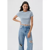 YUVARLAK YAKA BASIC TİŞÖRT thumbnail 12