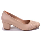 Dagoster DZA07-7268641 Ten Klasik Topuklu Kadın Ayakkabı thumbnail 2