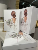 Kolix 3lü Gelin Kutu Söz Nişan Bohça - 3