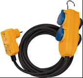 Brennenstuhl Power-Block Serisi Dış Mekana Uygun 4 Soketli IP54 Lisanslı 5 Metre Kaçak Akım Roleli Uzatma Priz thumbnail 1