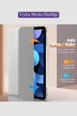 iPad Air 11 inç 2024 6. Nesil M2 Çip Uyumlu Kalem Bölmeli Akıllı Smart Tablet Kılıfı thumbnail 12