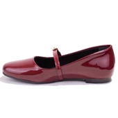 Dagoster DZA07-115052 Bordo Günlük Babet Kadın Ayakkabı - 3