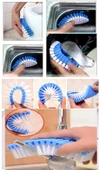 Periboia Bükülebilir  Esnek Kenar Köşe Lavabo Temizleme Fırçası Banyo Mutfak Fırçası thumbnail 1