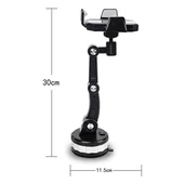 Periboia Vantuzlu Cama Takılabilen Güçlü 360 Derece Dönebilen Ayarlanabilir Araç Içi Telefon Tutucu - 3