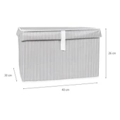 3 Adet Çok Amaçlı Düzenleyici Kutu Mini Boy Gri thumbnail 2