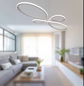 TT Aydınlatma TT041-BY  Trend Modeli Mat Beyaz Led Avize thumbnail 3