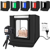 PULUZ Profesyonel LED Işıklı Ürün Fotoğraf Çekim Çadırı (40x40cm) - 4