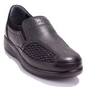 Dagoster DZA07-122042631 Siyah Ortopedik Günlük  Deri Kadın Ayakkabı thumbnail 1