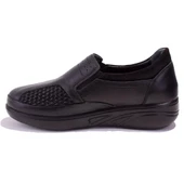 Dagoster DZA07-122042631 Siyah Ortopedik Günlük  Deri Kadın Ayakkabı thumbnail 3