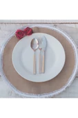 Yuvarlak 6'lı Set Jüt Servislik - 1
