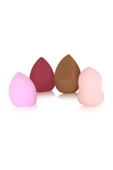 4 Lü Şişen Makyaj Süngeri Powder Puff Büyük Boy - 2