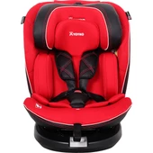 Ultimate 360 ° Dönebilir Yatabilir 0-36 Kg Deri Oto Koltuğu ISOFIX/SIP/LATCH Kırmızı - 3