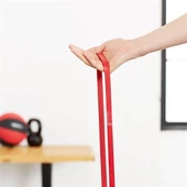 Powerband Direnç Lastiği ve Egzersiz Bandı Kırmızı Light - 2