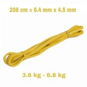 Powerband Direnç Lastiği ve Egzersiz Bandı Sarı X-Light - 1