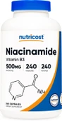 Nutricost Niacinamid (Vitamin B3) 500mg 240 Kapsül - 1