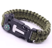 Pratik Survival Kamp Bileklik Düdük Çok Amaçlı thumbnail 1