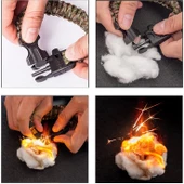 Pratik Survival Kamp Bileklik Düdük Çok Amaçlı thumbnail 3