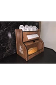 Ekmeklik New Bread Box,havlu Peçetelik(saklama Gözlü, Baharatlık Rafı, Dekoratif Demonte - 2