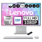 Lenovo Ideacentre Aıo 27IRH9 Intel Core I7-13620H Ddr5 96 GB 256GB SSD Intel UHD Graphics 27 Inc Fhd IPS Windows 11 Pro  Bulut Grisi All In One Bilgisayar F0HM0048TRP01 + Zetta Flash Bellek - 1