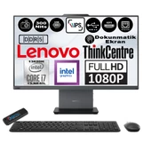 Lenovo Thinkcentre Neo 27 50A Gen5 Intel Core I7 13620H 16GB Ddr5 512GB SSD Windows 11 Home Intel® UHD Graphics 27" Dokunmatık Fhd All In One Bilgisayar 12SA0013TRH02 + Zetta Flash Bellek - 1