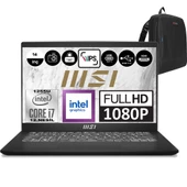 Msı Modern 14 Intel Core I7 1255U 16GB 4tb SSD Freedos 14" Intel® Iris® Xe Graphics Fhd IPS Taşınabilir Bilgisayar C12MO1039XTRF04 + Zetta Çanta - 1