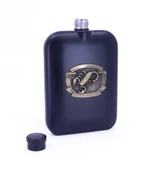 Akrep Kabartma Amblem Paslanmaz Çelik Cep Matarası - Hip Flask 7 OZ - 3