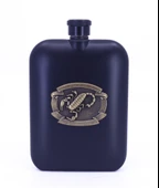 Akrep Kabartma Amblem Paslanmaz Çelik Cep Matarası - Hip Flask 7 OZ - 1