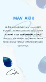 Doğal Mavi Akik Taşı Tesbih - El Yapımı, 33’lük Şık ve Özel Tasarım - 3