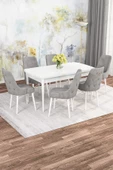 FLORİT MOBİLYA 6 ADET PAPEL MUTFAK SANDALYESİ,YEMEK ODASI SANDALYESİ,SALON SANDALYESİ - 1