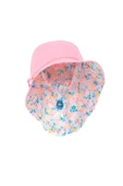 DECATHLON Bebek Şapkası - Uv Korumalı Şapka - Çocuk Şapka - Çift Taraflı- Pembe / Çiçek Baskılı - 1