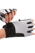 DECATHLON Domyos Fitness Eldiveni - Gri Siyah - 500 - 3