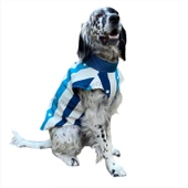 Blue Stars Su İtici Köpek Yağmurluğu ,Orta ve Büyük Irklar İçin - 2