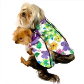 Flower Power Su itici Yağmurluk Köpek Yağmurluğu - 1