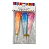 Makaron Renkli Püsküllü Vuvuzela Kaynana Dili 3 lü 20 cm - 3