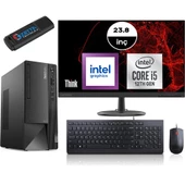 Lenovo Thinkcentre Neo 50T Gen4 Intel I5 12400 16GB 256GB SSD Windows 11 Pro Fullhd 23.8 Inç Mon Masaüstü Bilgisayar 12JB005DTRM46 + Zetta Flash Bellek - 1