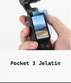DJI Osmo Pocket 3 Uyumlu ÖN 6 Adet Şeffaf Ekran koruyucu Nano Jelatin - 2