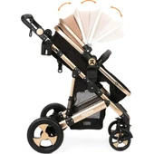 Yoyko Ultimate Travel Sistem Bebek Arabası 3 in 1 Coffee Rose - 10