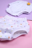 Babyhola 15-20kg Yıkanabilir Yüksek Emici Lüks Alıştırma Külodu 2'li Kalp Desenli Pembe 1529 - 3