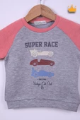 Babyhola 6-24 Ay Vintage Car Erkek Bebek Çocuk Eşofman Takımı 12042 - 4