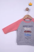 Babyhola 6-24 Ay Vintage Car Erkek Bebek Çocuk Eşofman Takımı 12042 - 3